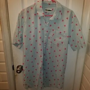 Tipsy Elves Watermelon Pattern Shirt